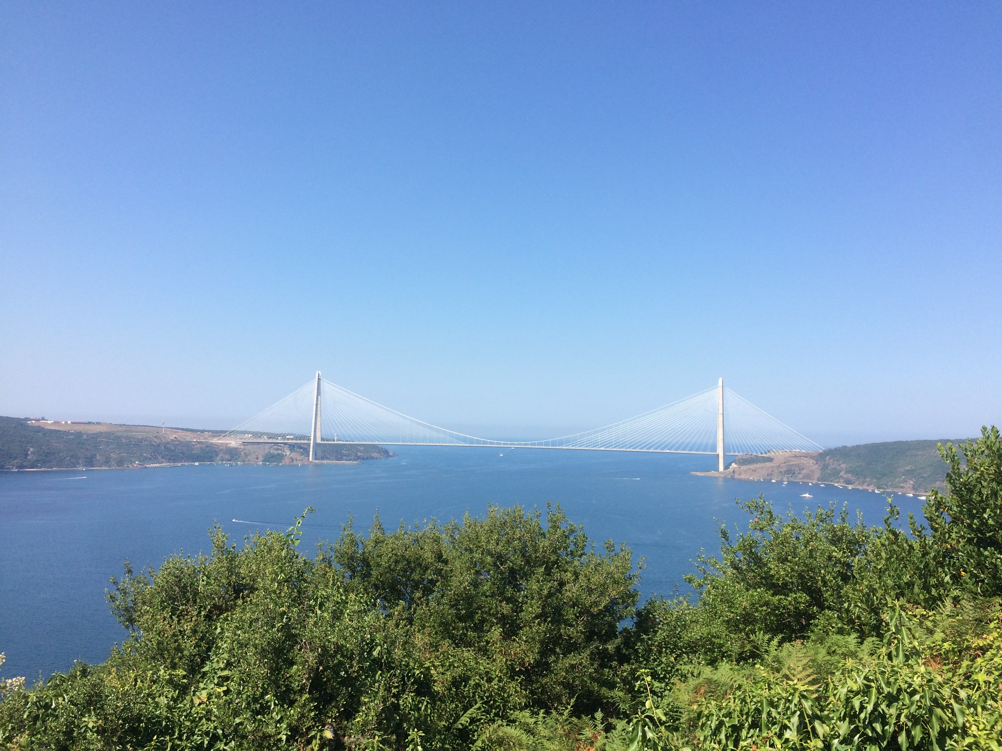 The Yavuz Sultan Selim Bridge over the Bosphorus